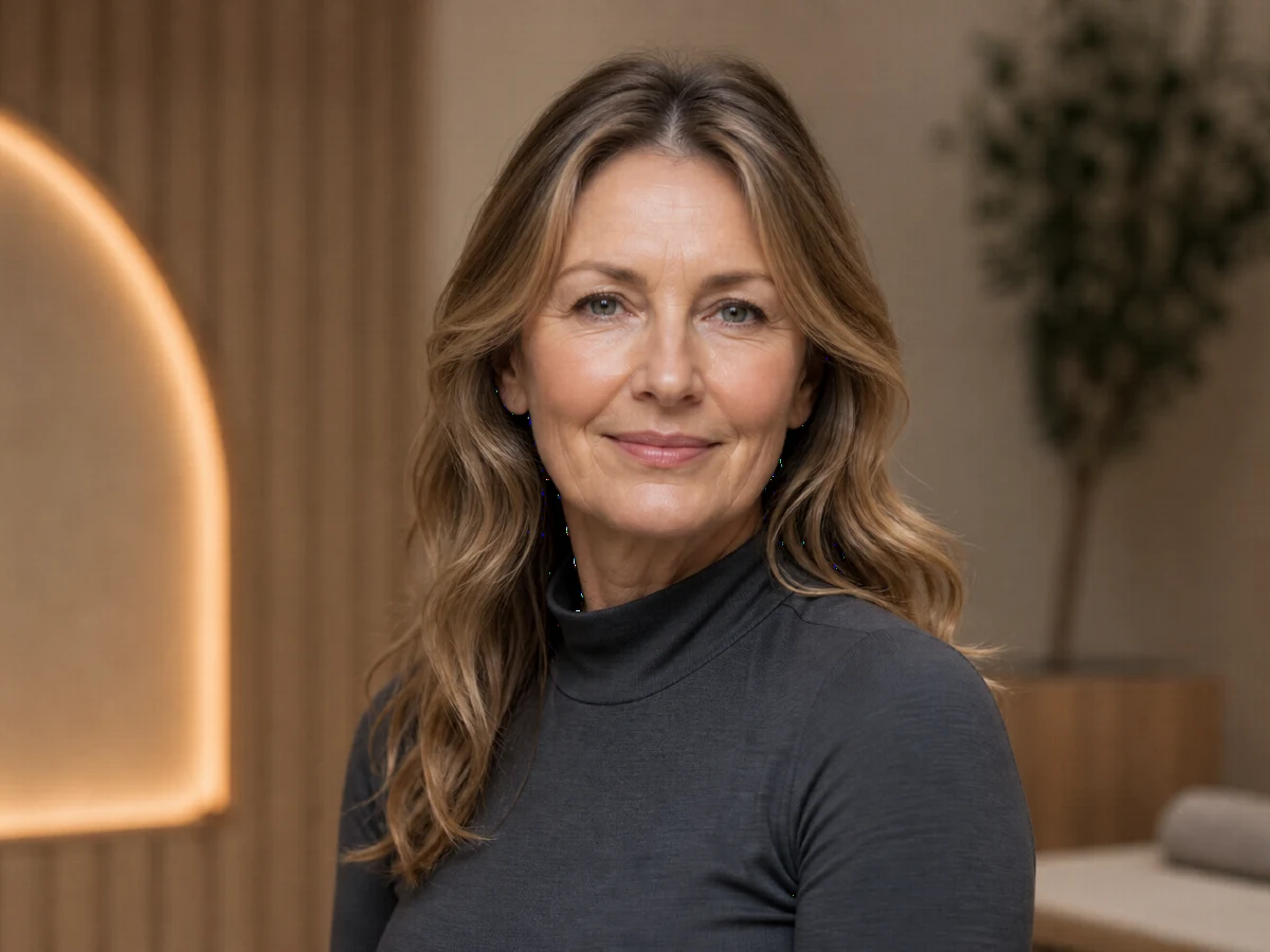 Adult patient with face and jawline centered for an awake full facelift package
